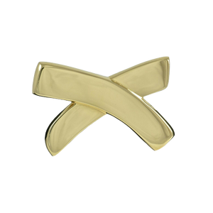 18ct. Yellow gold 'Kiss' brooch by Paloma Picasso for Tiffany and Co | collectable jewellery, Melbourne fine jeweller, engagement ring