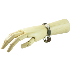 Antique Stg. Silver Lava cameo bracelet | Silver restoration