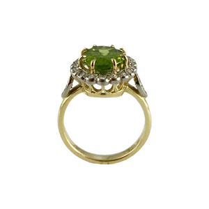 handmade-Contempoary-yellow-white-gold-peridot-diamond-ring