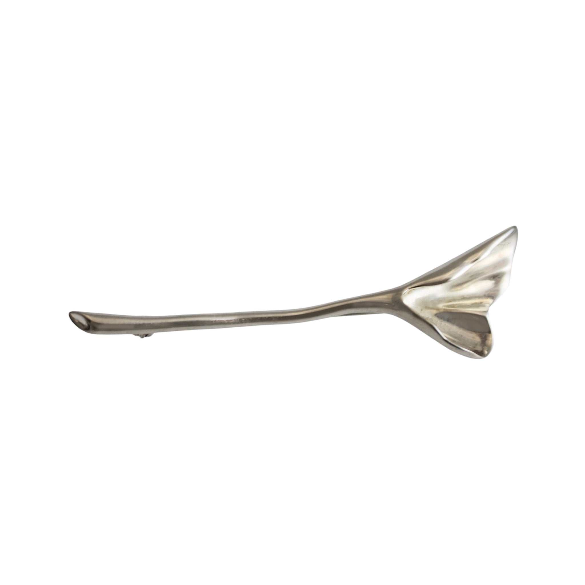 Stg. silver ginkgo leaf brooch by Angela Cummings for Tiffany & Co.