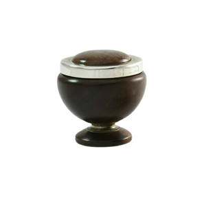 The urn has a jasper hardstone top mounted in Stg. Silver | Unique jewellery Melbourne